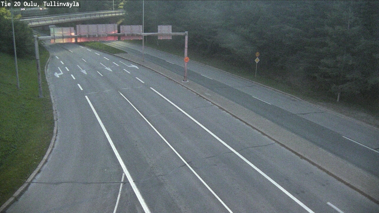 Weather Camera Image Road 20 Oulu, Tullinväylä, Oulu, Pohjois-Pohjanmaa