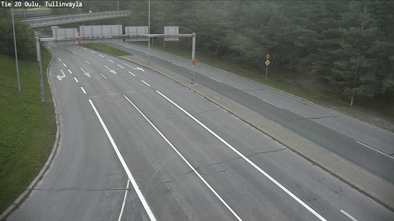 Weather Camera Image Road 20 Oulu, Tullinväylä, Oulu, Pohjois-Pohjanmaa