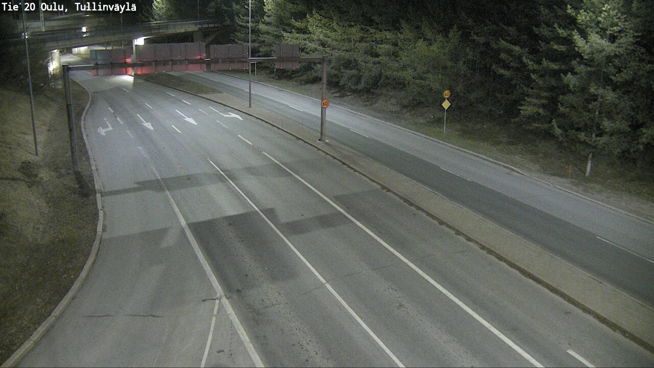 Weather Camera Image Road 20 Oulu, Tullinväylä, Oulu, Pohjois-Pohjanmaa