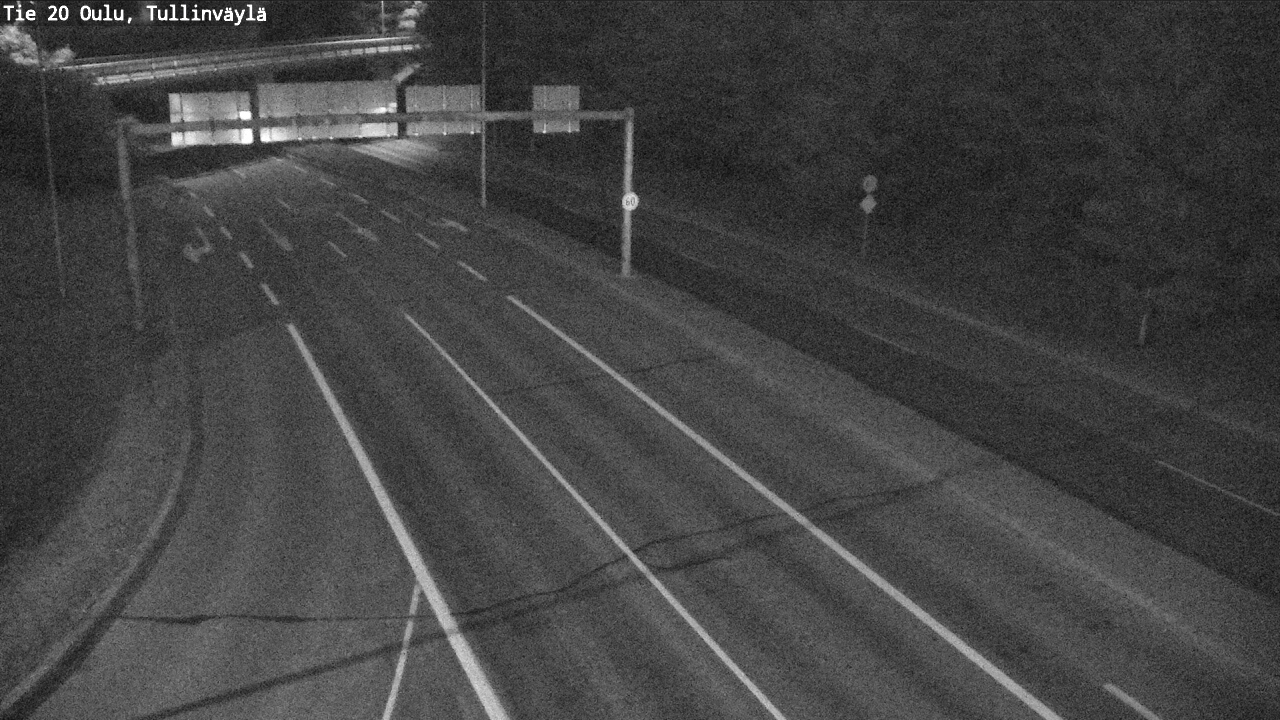 Weather Camera Image Road 20 Oulu, Tullinväylä, Oulu, Pohjois-Pohjanmaa