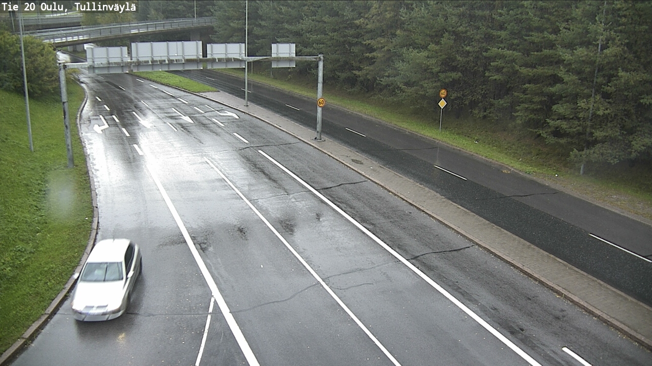 Weather Camera Image Väg 20 Uleåborg, Tullinväylä, Oulu, Pohjois-Pohjanmaa