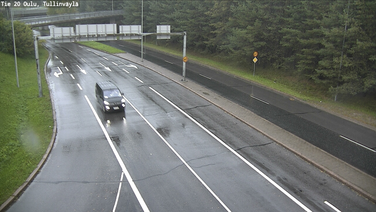 Weather Camera Image Väg 20 Uleåborg, Tullinväylä, Oulu, Pohjois-Pohjanmaa