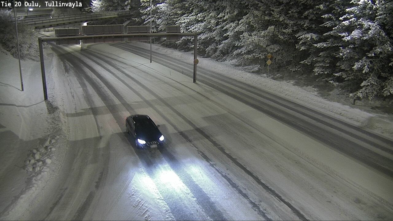 Weather Camera Image Väg 20 Uleåborg, Tullinväylä, Oulu, Pohjois-Pohjanmaa