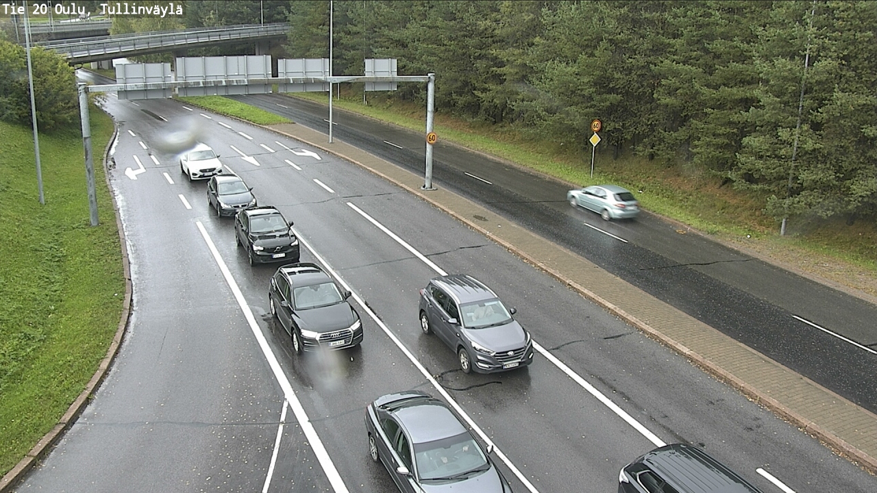 Weather Camera Image Road 20 Oulu, Tullinväylä, Oulu, Pohjois-Pohjanmaa
