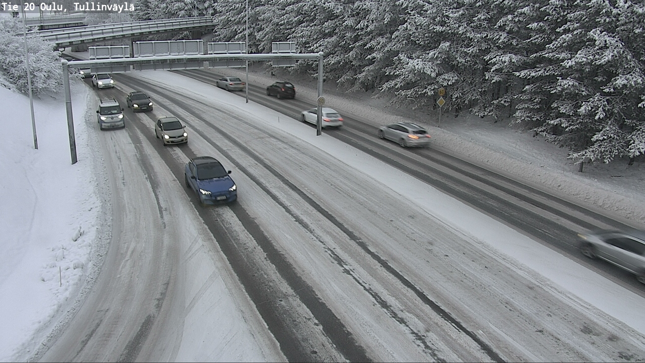 Weather Camera Image Väg 20 Uleåborg, Tullinväylä, Oulu, Pohjois-Pohjanmaa