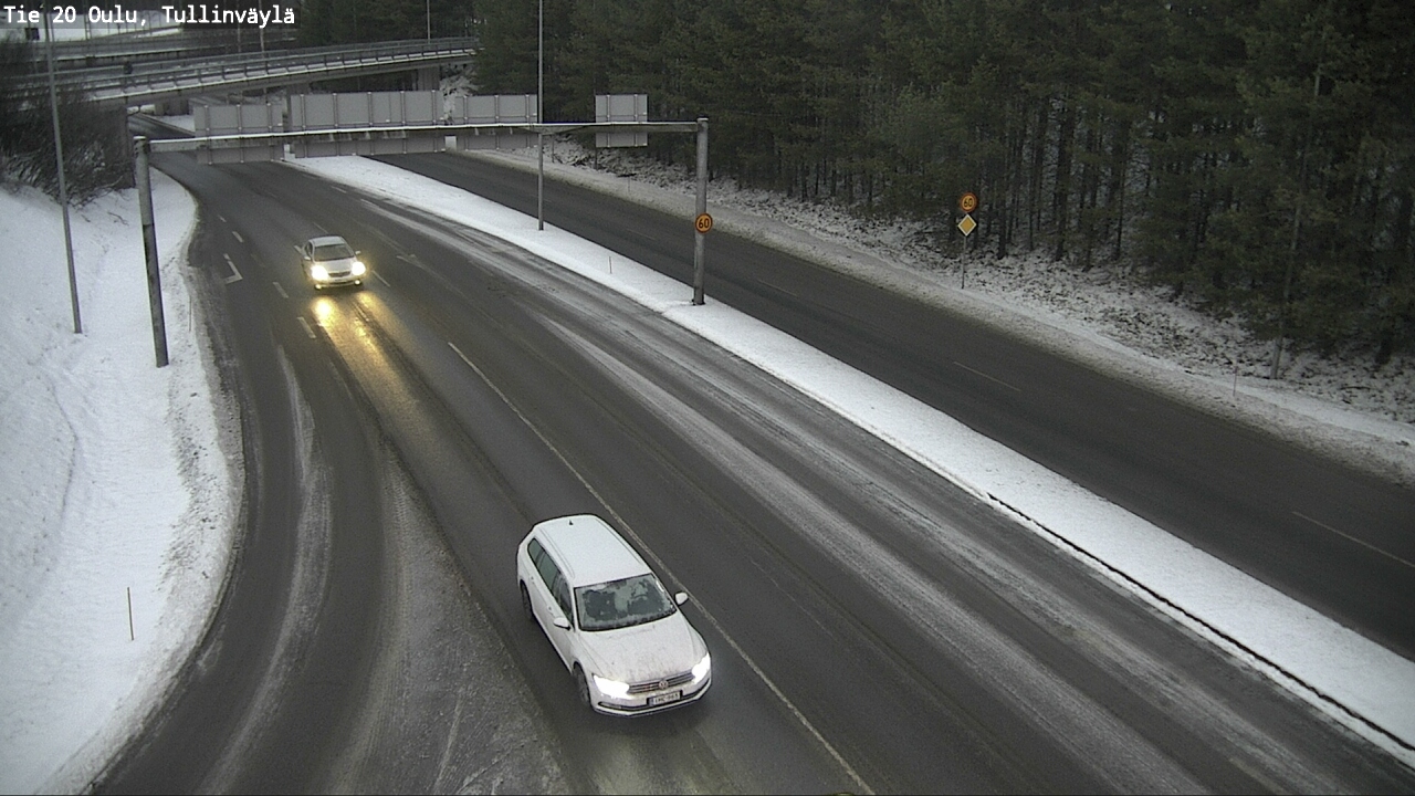 Weather Camera Image Road 20 Oulu, Tullinväylä, Oulu, Pohjois-Pohjanmaa