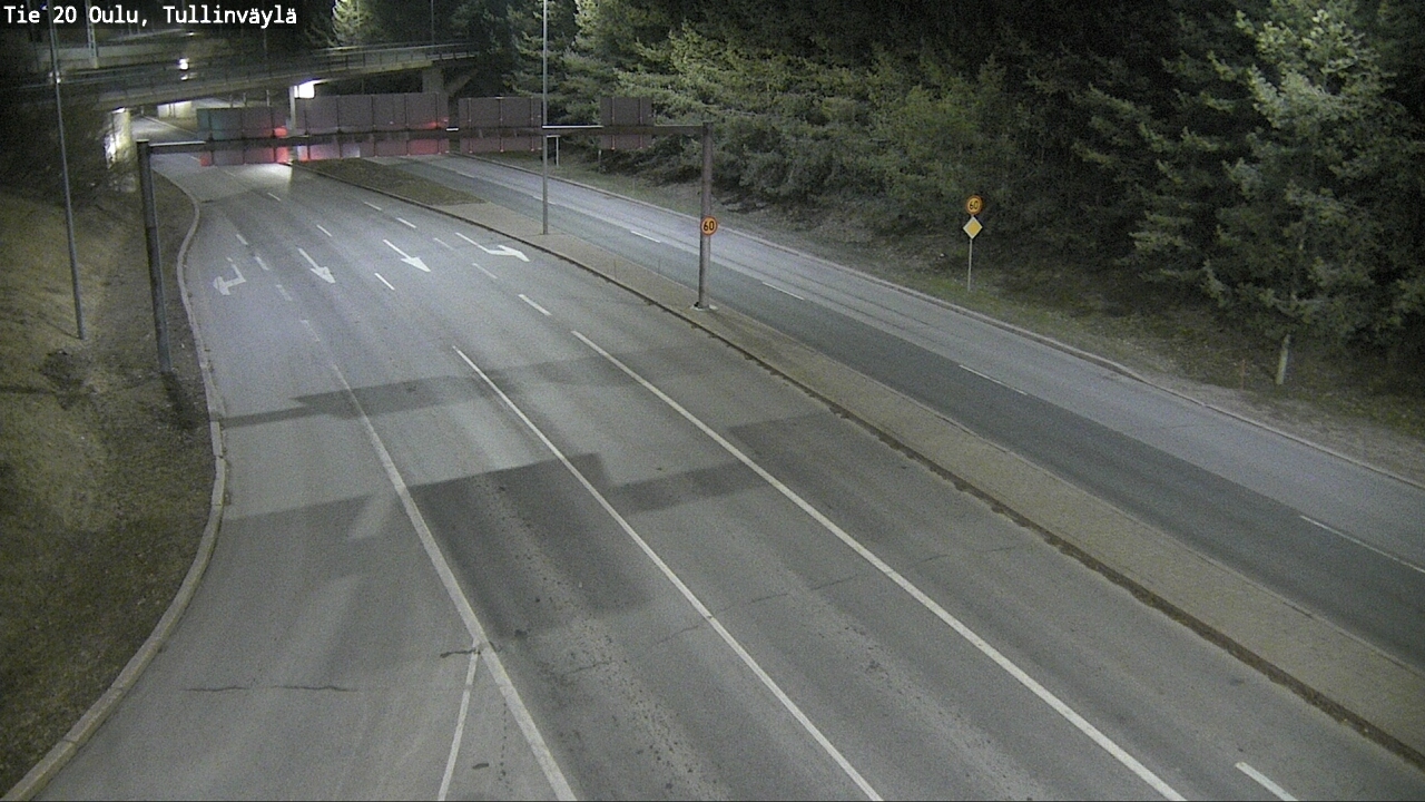 Weather Camera Image Road 20 Oulu, Tullinväylä, Oulu, Pohjois-Pohjanmaa