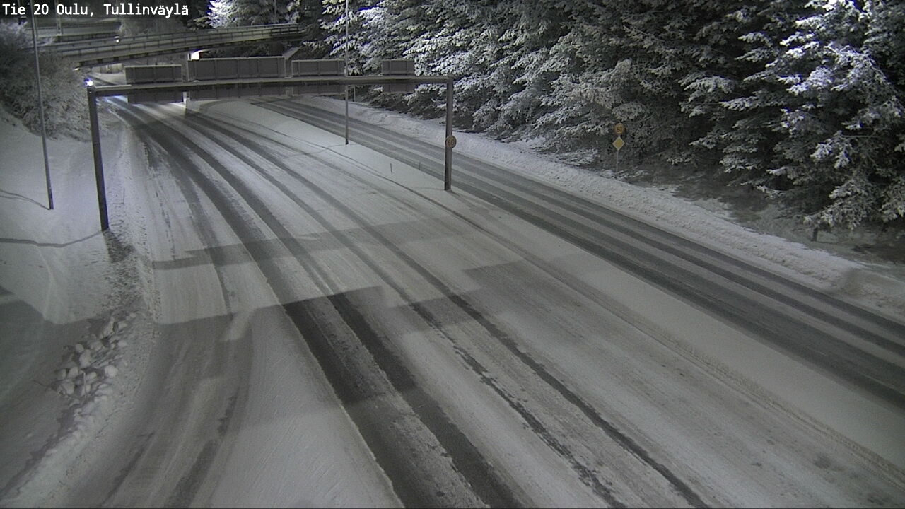 Weather Camera Image Road 20 Oulu, Tullinväylä, Oulu, Pohjois-Pohjanmaa