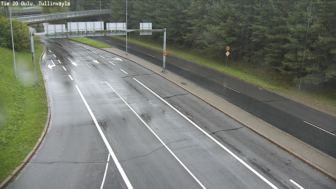 Weather Camera Image Road 20 Oulu, Tullinväylä, Oulu, Pohjois-Pohjanmaa