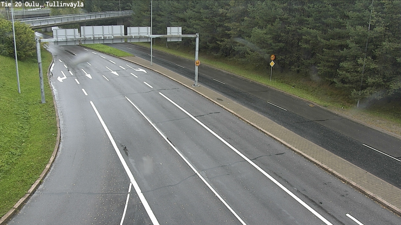 Weather Camera Image Road 20 Oulu, Tullinväylä, Oulu, Pohjois-Pohjanmaa