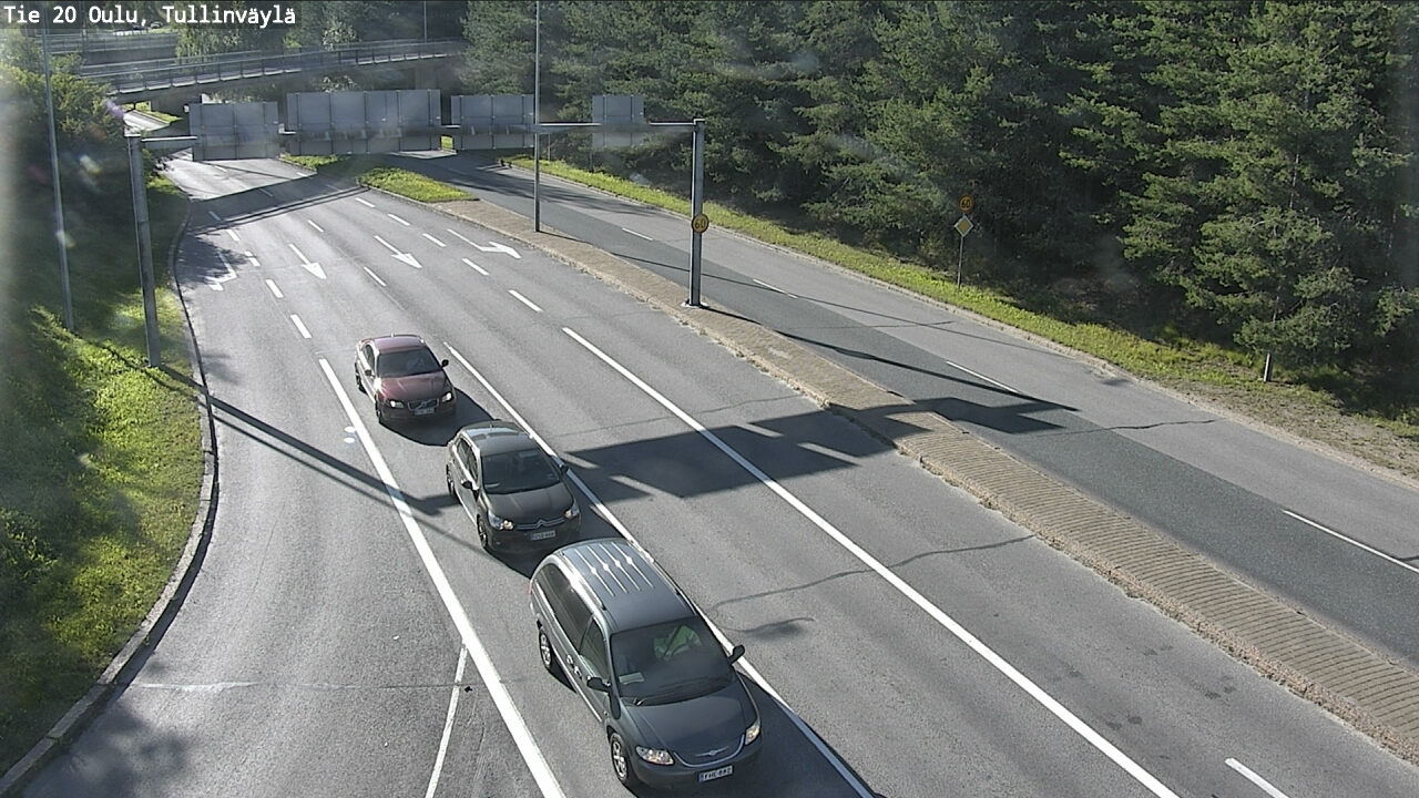 Weather Camera Image Road 20 Oulu, Tullinväylä, Oulu, Pohjois-Pohjanmaa