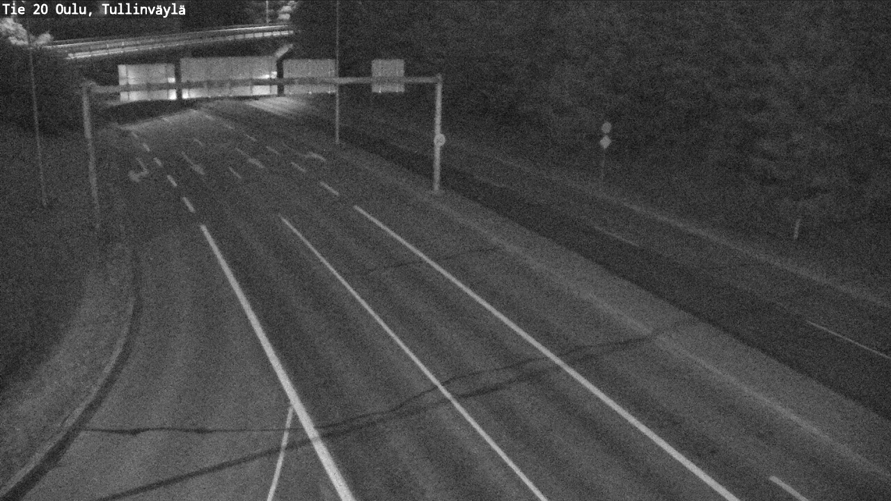 Weather Camera Image Road 20 Oulu, Tullinväylä, Oulu, Pohjois-Pohjanmaa