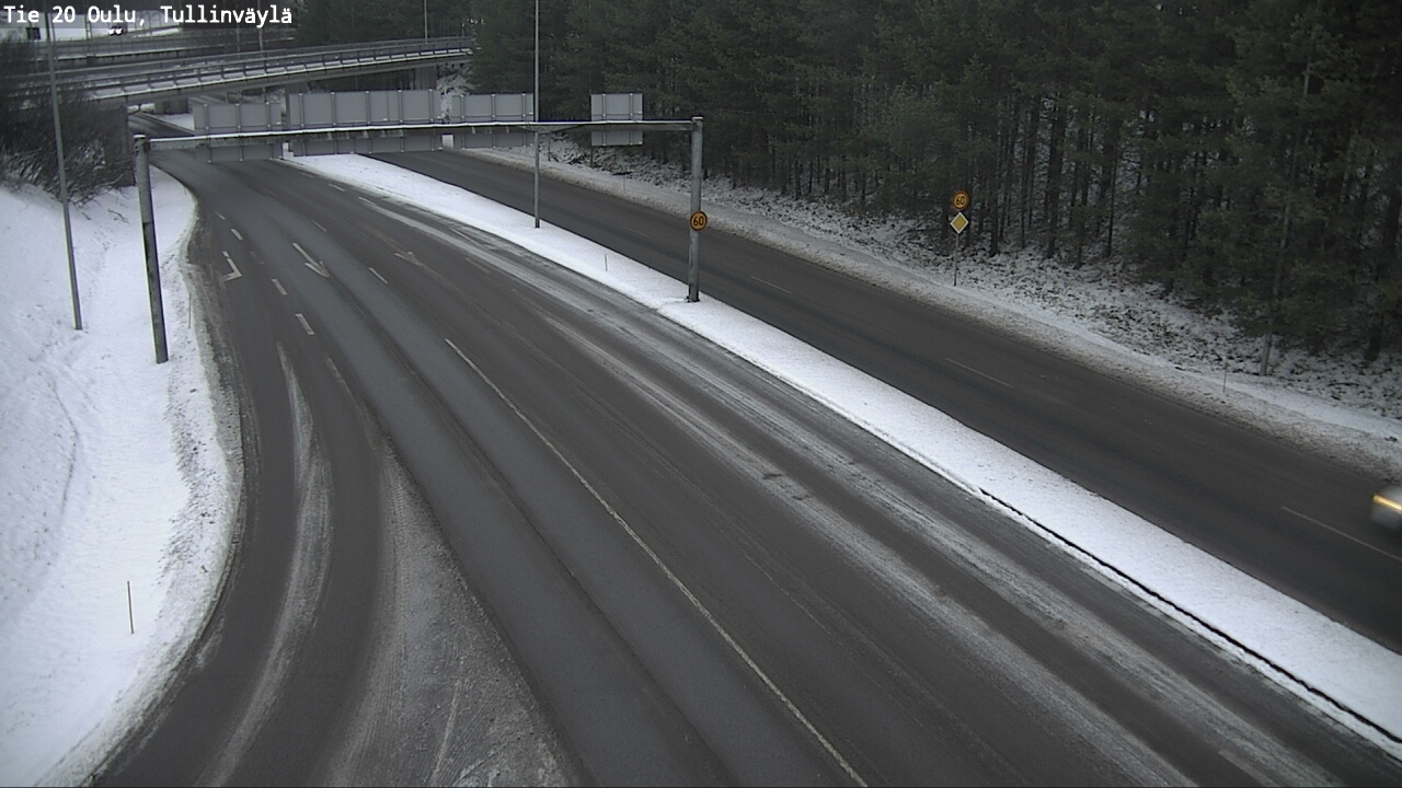 Weather Camera Image Road 20 Oulu, Tullinväylä, Oulu, Pohjois-Pohjanmaa