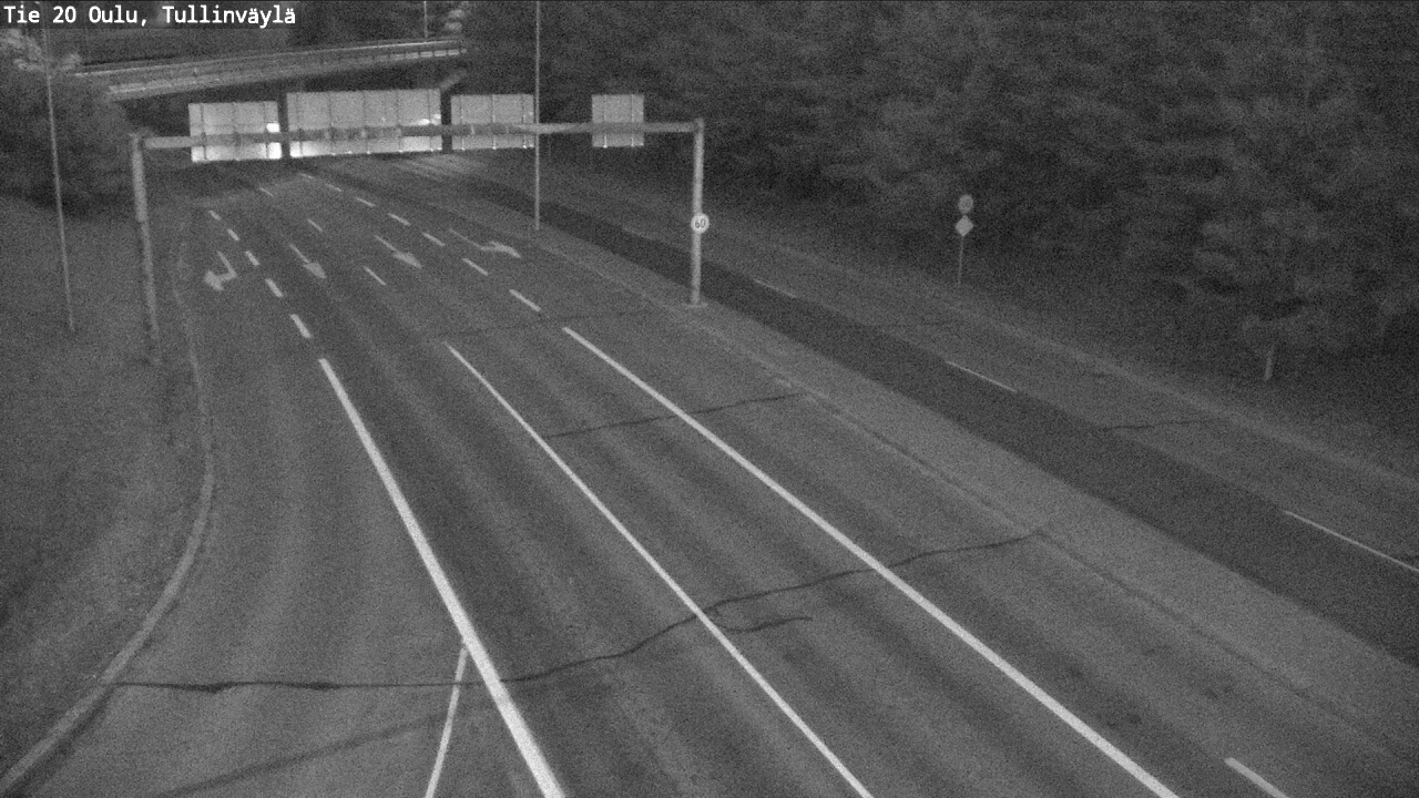 Weather Camera Image Road 20 Oulu, Tullinväylä, Oulu, Pohjois-Pohjanmaa