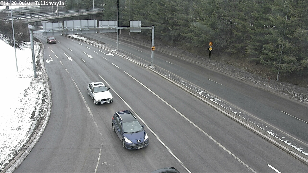 Weather Camera Image Road 20 Oulu, Tullinväylä, Oulu, Pohjois-Pohjanmaa