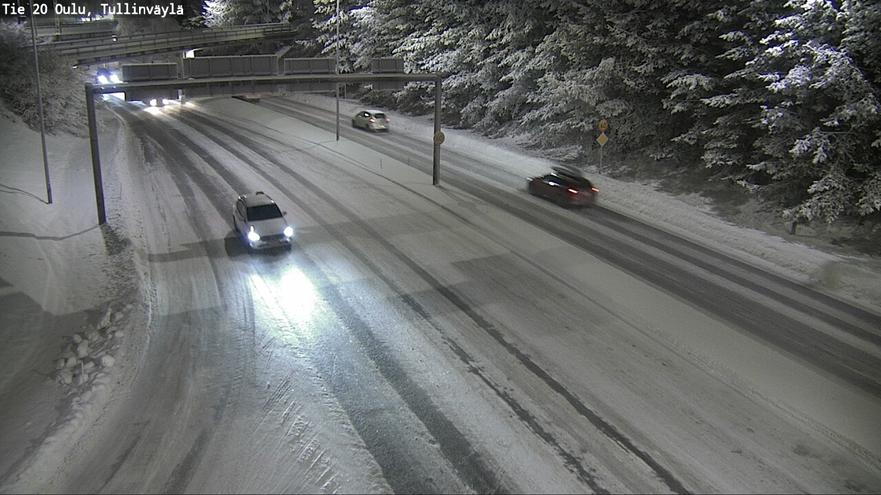 Weather Camera Image Väg 20 Uleåborg, Tullinväylä, Oulu, Pohjois-Pohjanmaa