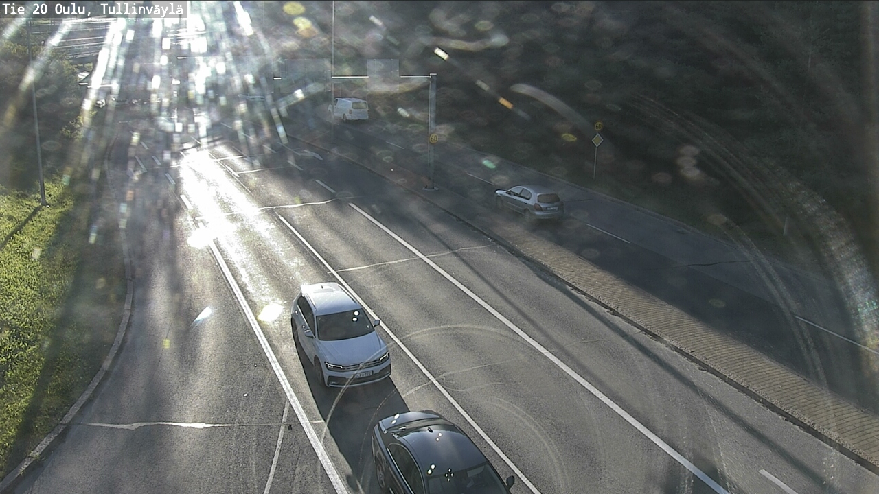 Weather Camera Image Road 20 Oulu, Tullinväylä, Oulu, Pohjois-Pohjanmaa