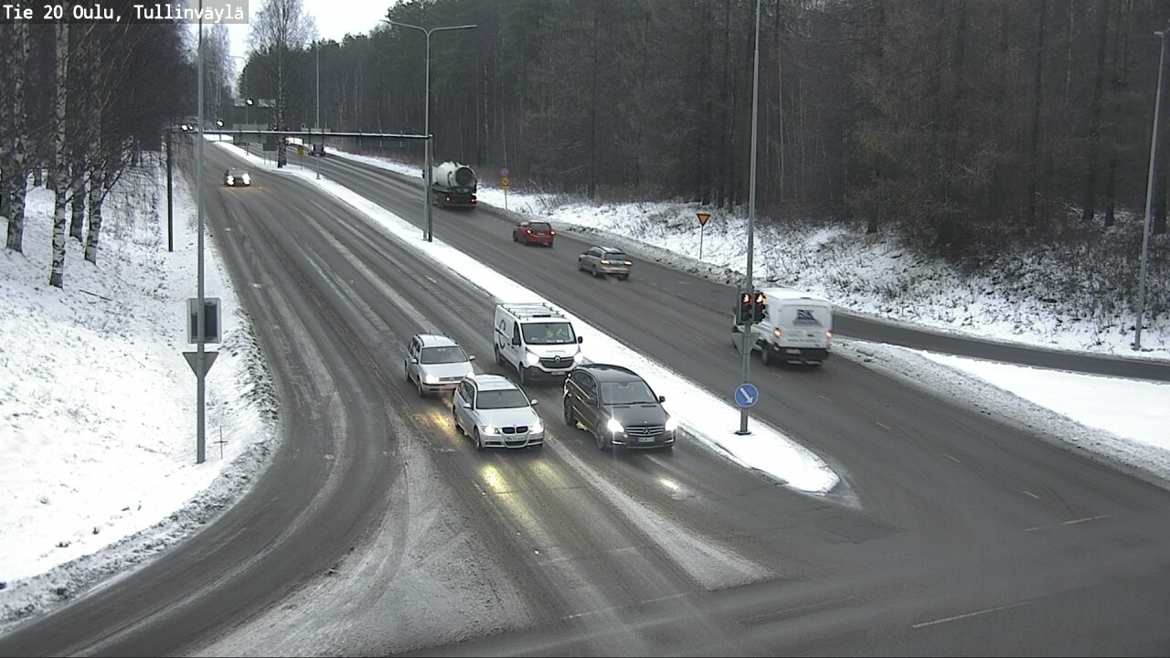 Weather Camera Image Väg 20 Uleåborg, Tullinväylä, Oulu, Pohjois-Pohjanmaa
