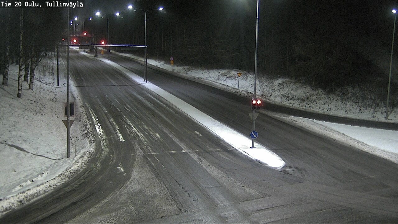 Weather Camera Image Väg 20 Uleåborg, Tullinväylä, Oulu, Pohjois-Pohjanmaa
