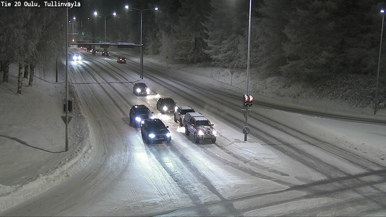 Weather Camera Image Väg 20 Uleåborg, Tullinväylä, Oulu, Pohjois-Pohjanmaa