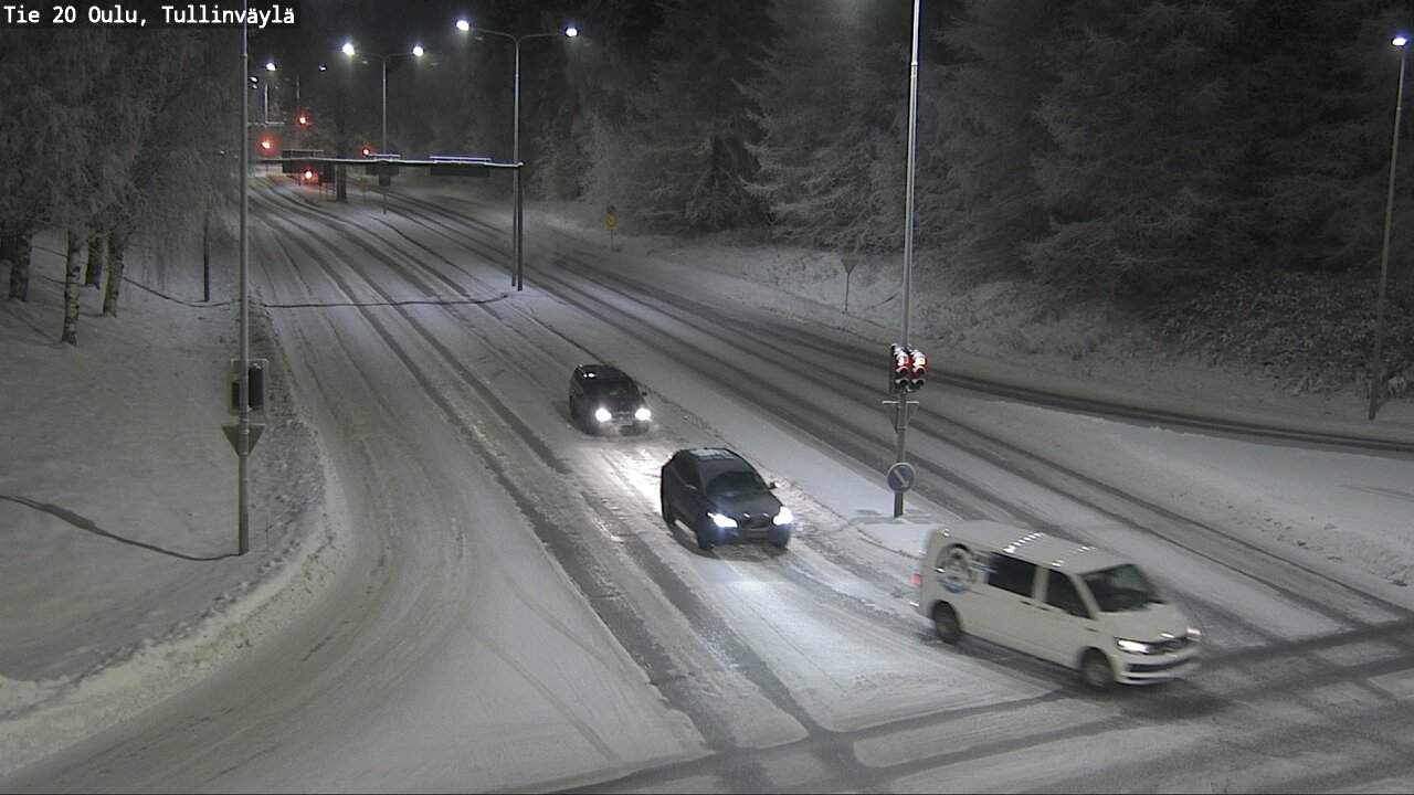 Weather Camera Image Väg 20 Uleåborg, Tullinväylä, Oulu, Pohjois-Pohjanmaa