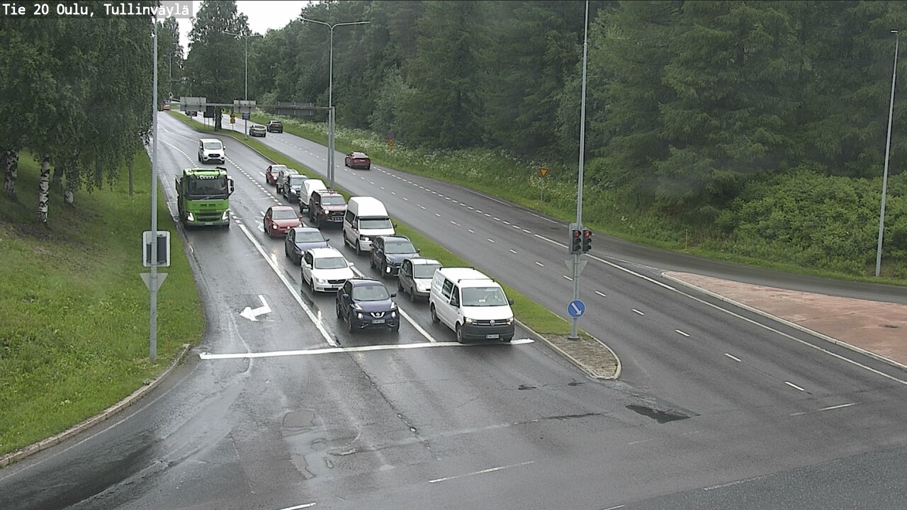 Weather Camera Image Road 20 Oulu, Tullinväylä, Oulu, Pohjois-Pohjanmaa