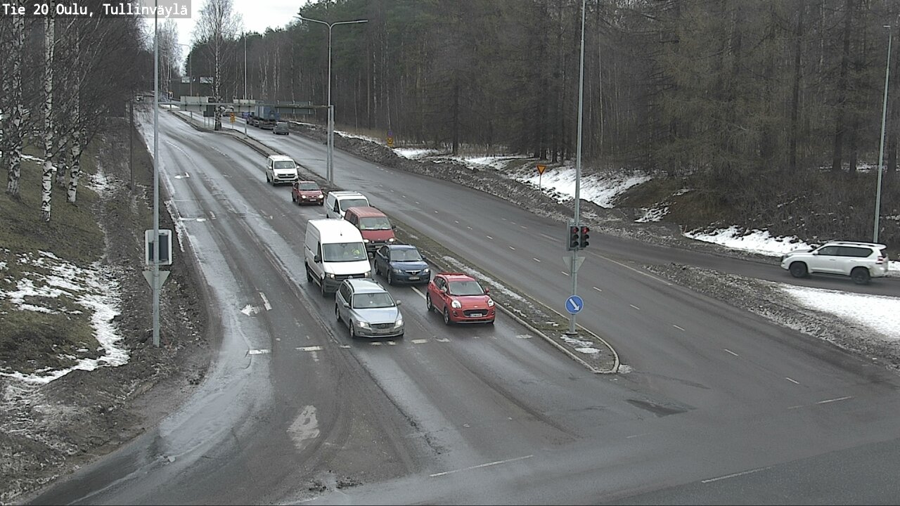 Weather Camera Image Road 20 Oulu, Tullinväylä, Oulu, Pohjois-Pohjanmaa