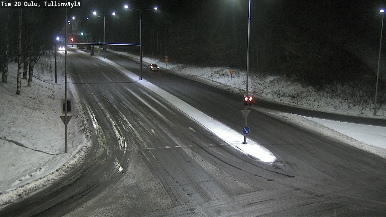 Weather Camera Image Väg 20 Uleåborg, Tullinväylä, Oulu, Pohjois-Pohjanmaa