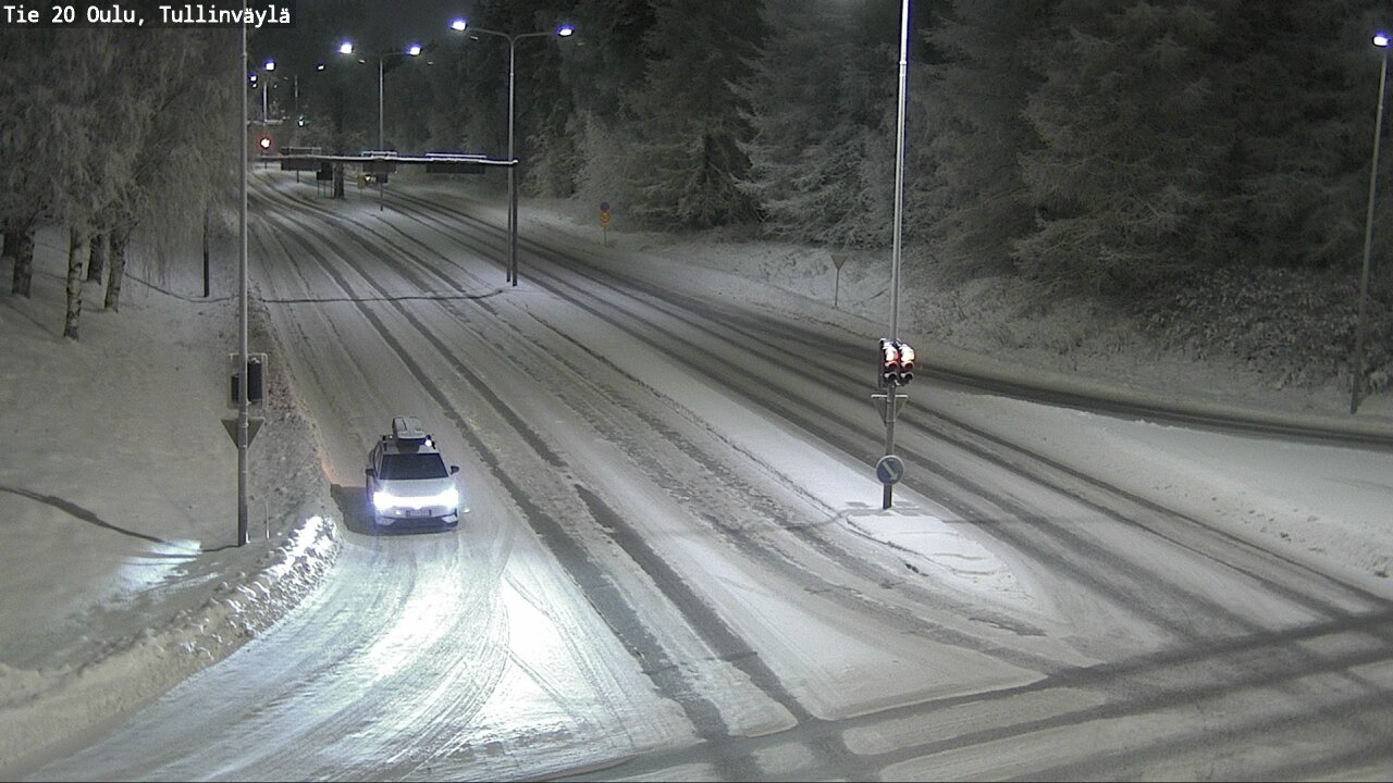 Weather Camera Image Road 20 Oulu, Tullinväylä, Oulu, Pohjois-Pohjanmaa