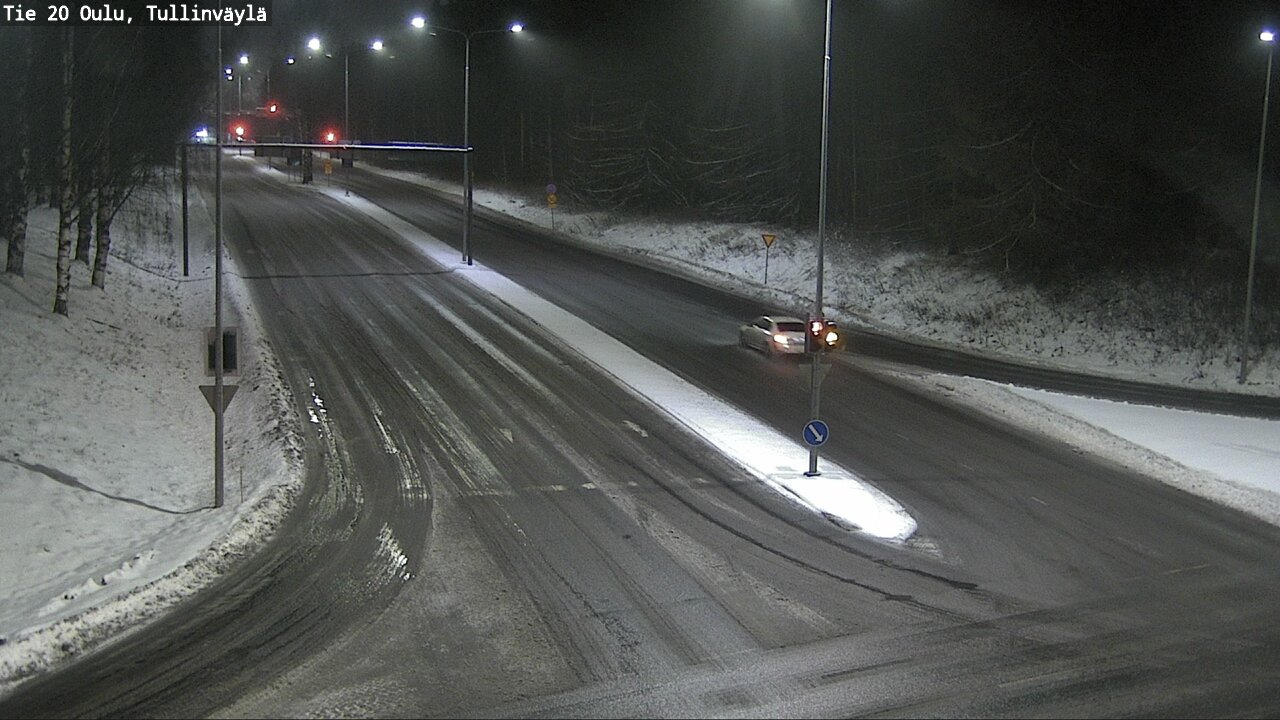 Weather Camera Image Väg 20 Uleåborg, Tullinväylä, Oulu, Pohjois-Pohjanmaa