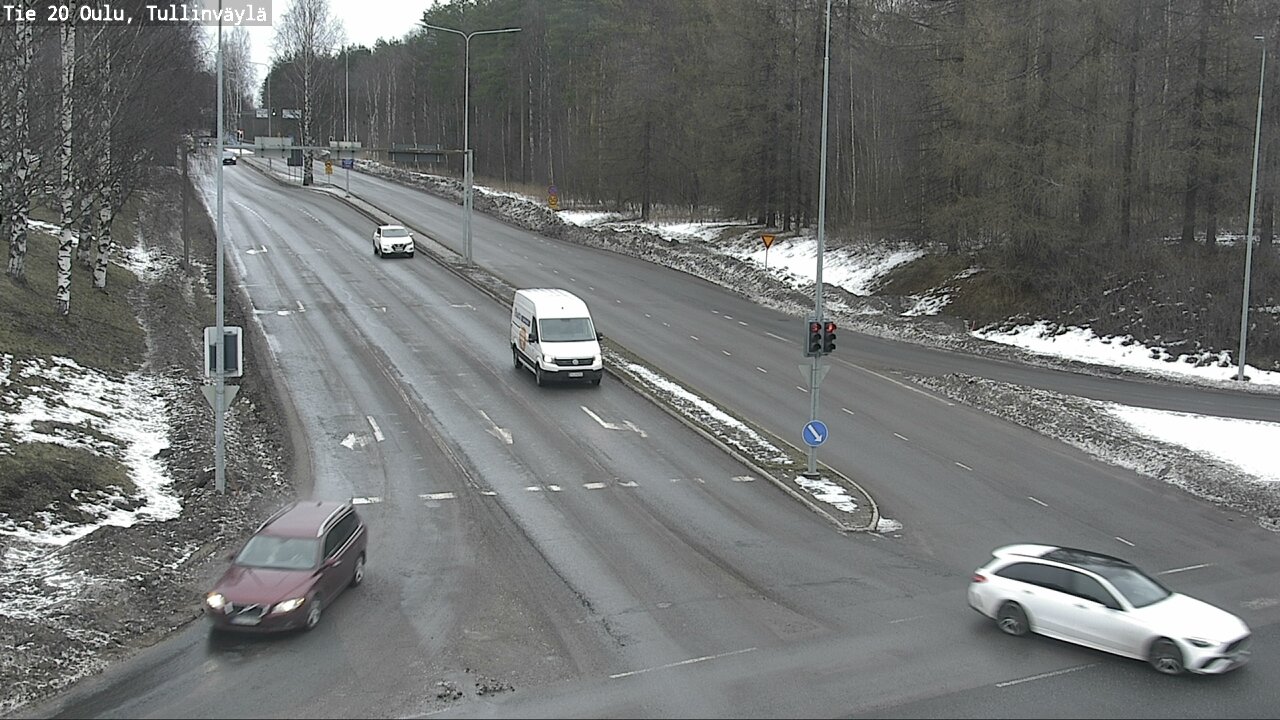 Weather Camera Image Road 20 Oulu, Tullinväylä, Oulu, Pohjois-Pohjanmaa
