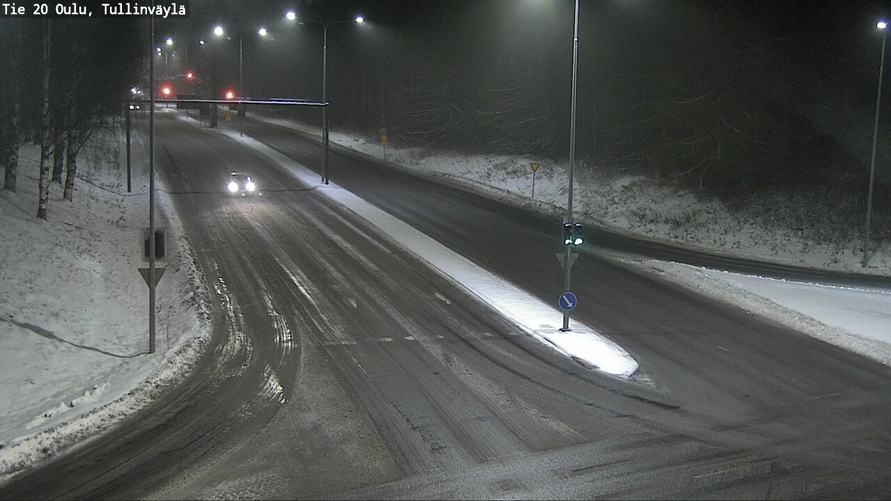 Weather Camera Image Väg 20 Uleåborg, Tullinväylä, Oulu, Pohjois-Pohjanmaa