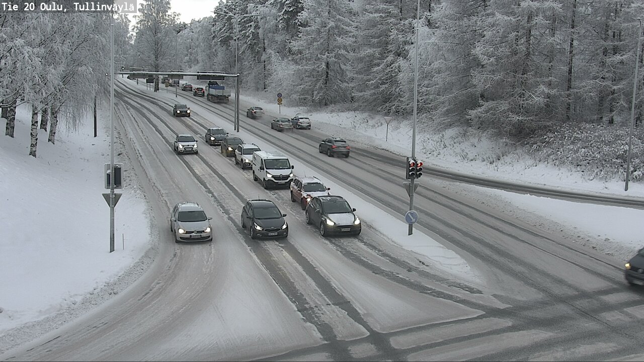Weather Camera Image Väg 20 Uleåborg, Tullinväylä, Oulu, Pohjois-Pohjanmaa