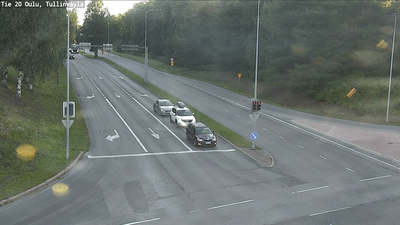 Weather Camera Image Road 20 Oulu, Tullinväylä, Oulu, Pohjois-Pohjanmaa