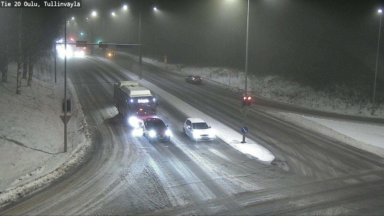 Weather Camera Image Väg 20 Uleåborg, Tullinväylä, Oulu, Pohjois-Pohjanmaa