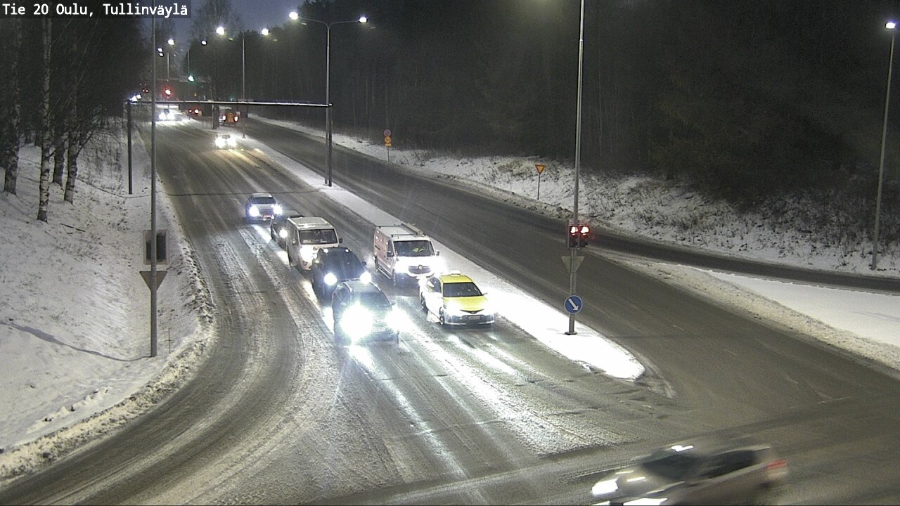 Weather Camera Image Väg 20 Uleåborg, Tullinväylä, Oulu, Pohjois-Pohjanmaa
