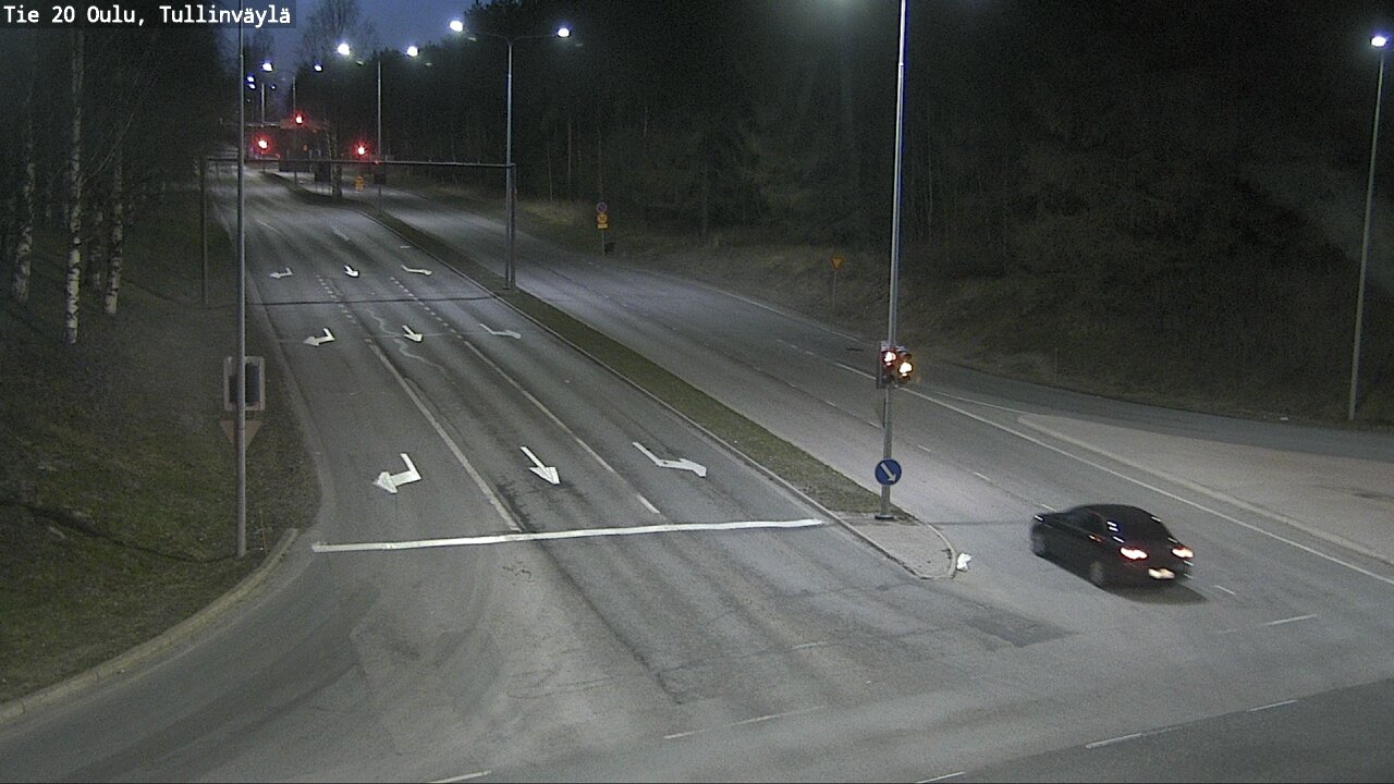 Weather Camera Image Väg 20 Uleåborg, Tullinväylä, Oulu, Pohjois-Pohjanmaa
