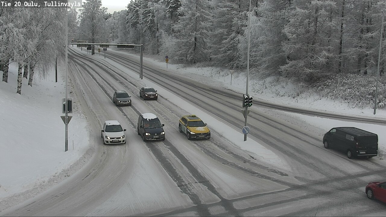 Weather Camera Image Väg 20 Uleåborg, Tullinväylä, Oulu, Pohjois-Pohjanmaa