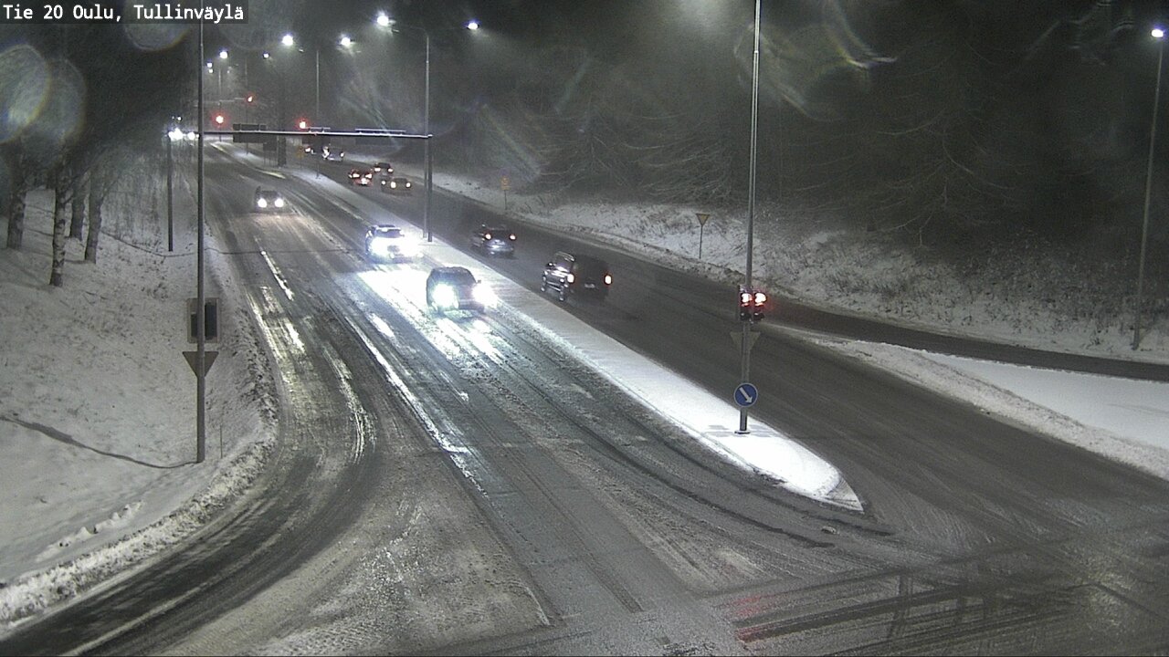 Weather Camera Image Väg 20 Uleåborg, Tullinväylä, Oulu, Pohjois-Pohjanmaa