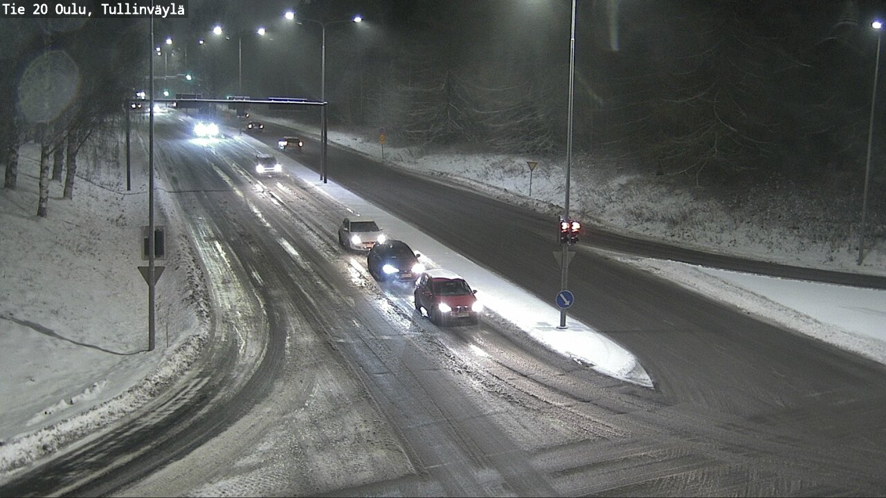 Weather Camera Image Väg 20 Uleåborg, Tullinväylä, Oulu, Pohjois-Pohjanmaa