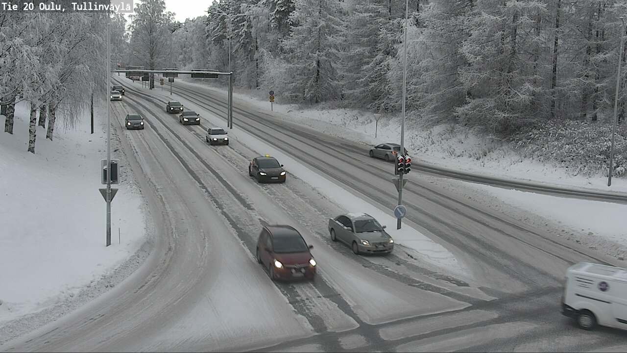 Weather Camera Image Väg 20 Uleåborg, Tullinväylä, Oulu, Pohjois-Pohjanmaa