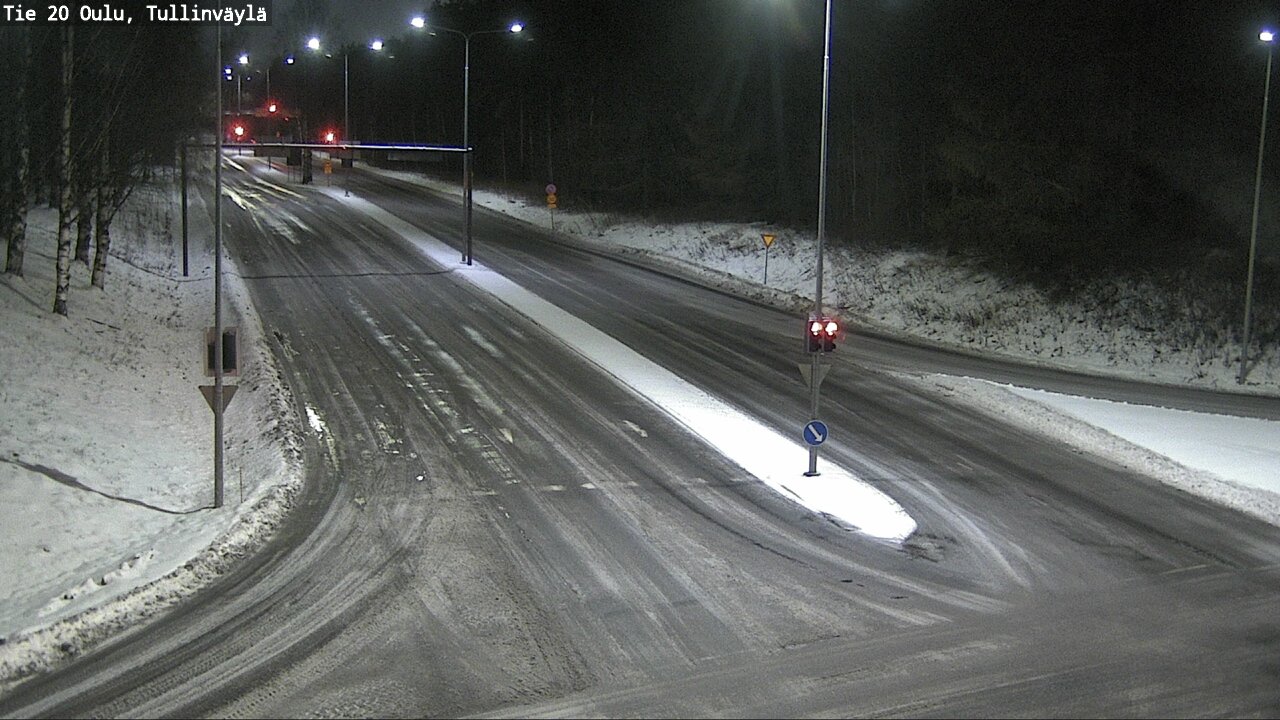 Weather Camera Image Väg 20 Uleåborg, Tullinväylä, Oulu, Pohjois-Pohjanmaa