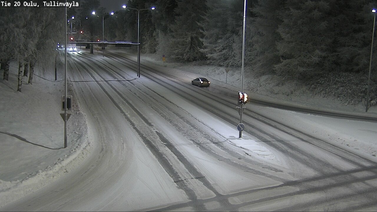 Weather Camera Image Road 20 Oulu, Tullinväylä, Oulu, Pohjois-Pohjanmaa