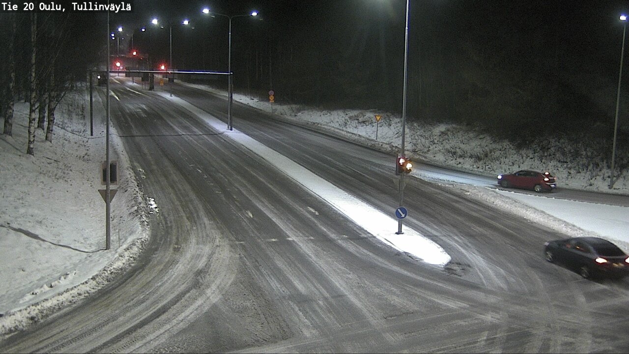 Weather Camera Image Väg 20 Uleåborg, Tullinväylä, Oulu, Pohjois-Pohjanmaa