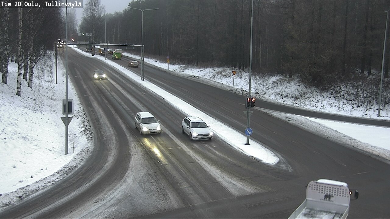 Weather Camera Image Väg 20 Uleåborg, Tullinväylä, Oulu, Pohjois-Pohjanmaa