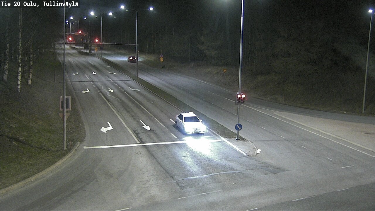 Weather Camera Image Väg 20 Uleåborg, Tullinväylä, Oulu, Pohjois-Pohjanmaa