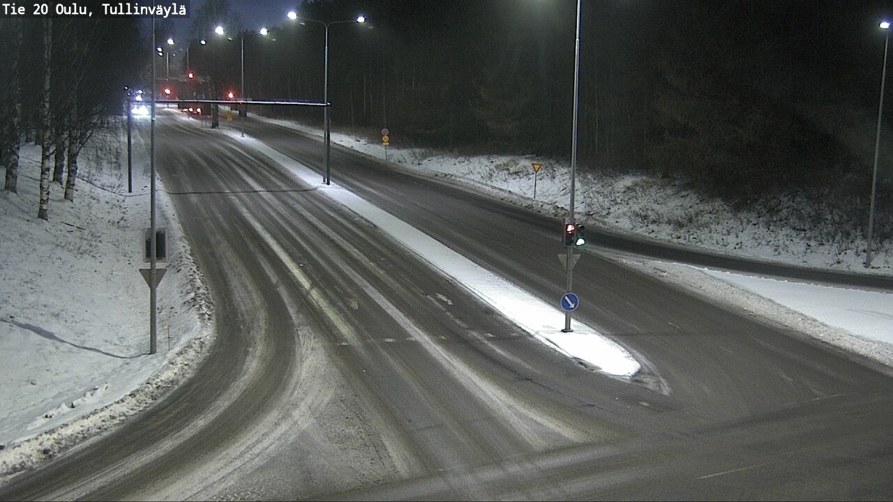 Weather Camera Image Väg 20 Uleåborg, Tullinväylä, Oulu, Pohjois-Pohjanmaa