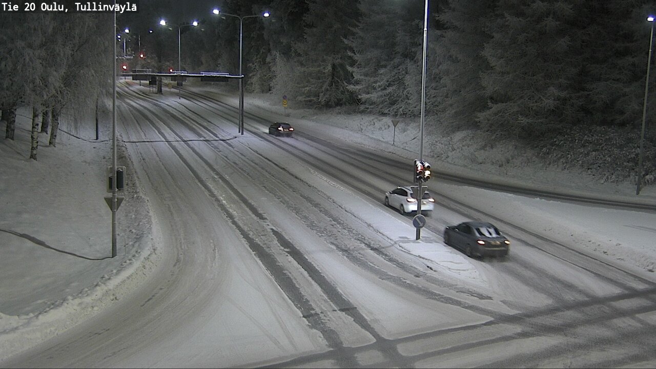 Weather Camera Image Väg 20 Uleåborg, Tullinväylä, Oulu, Pohjois-Pohjanmaa