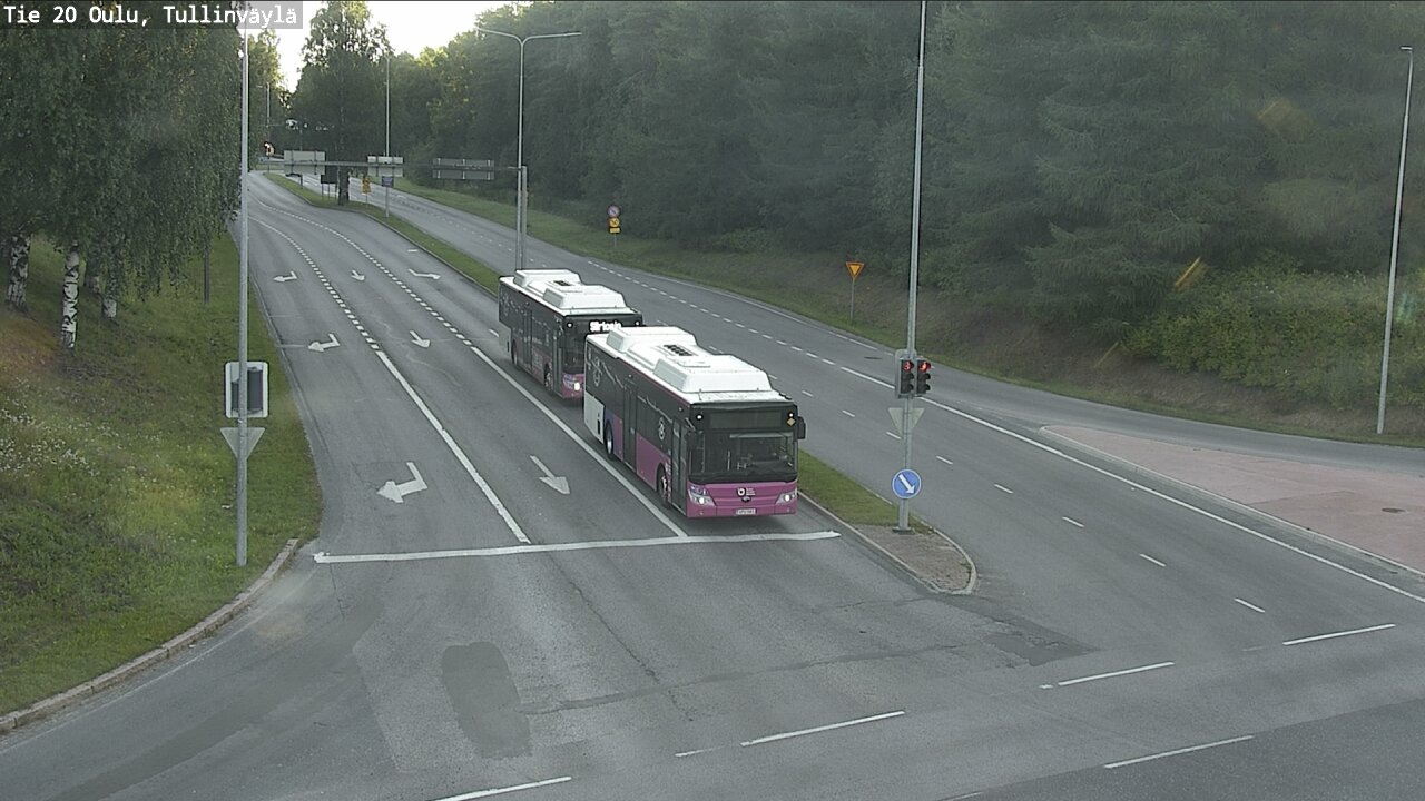 Weather Camera Image Road 20 Oulu, Tullinväylä, Oulu, Pohjois-Pohjanmaa