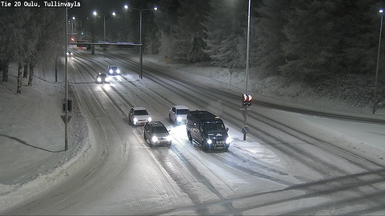Weather Camera Image Väg 20 Uleåborg, Tullinväylä, Oulu, Pohjois-Pohjanmaa